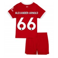 Stroje piłkarskie Liverpool Alexander-Arnold #66 Koszulka Podstawowej dla dzieci 2023-24 Krótki Rękaw (+ szorty)